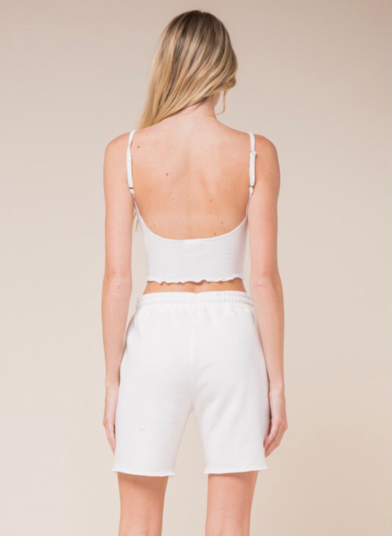 Pure Intentions White Crop Top