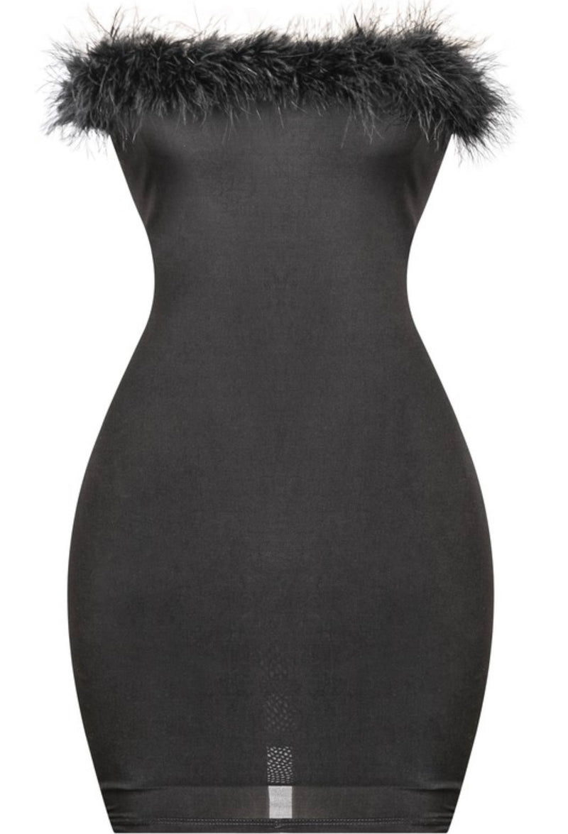 She's Gorgeous Black Feather Dress | Wanderlush She's Gorgeous Black Feather Dress | Wanderlush