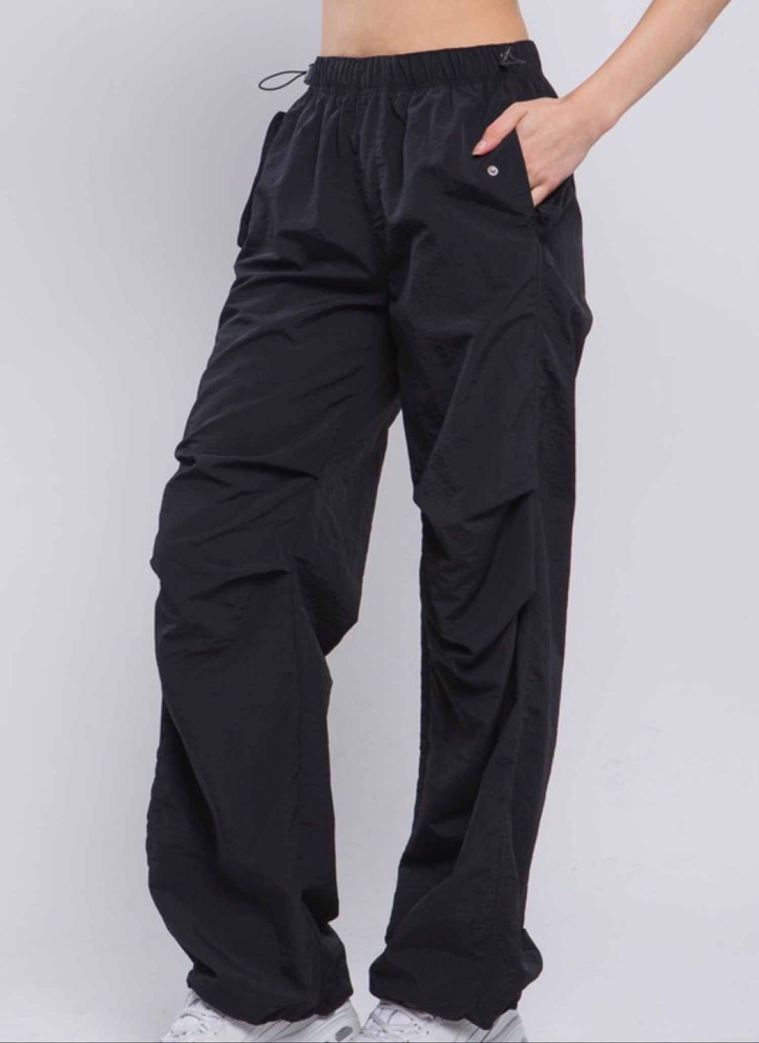 【YOURNUS】Wineed Cotton Parachute Pants No Boundaries Cotton Parachute Pants, 30