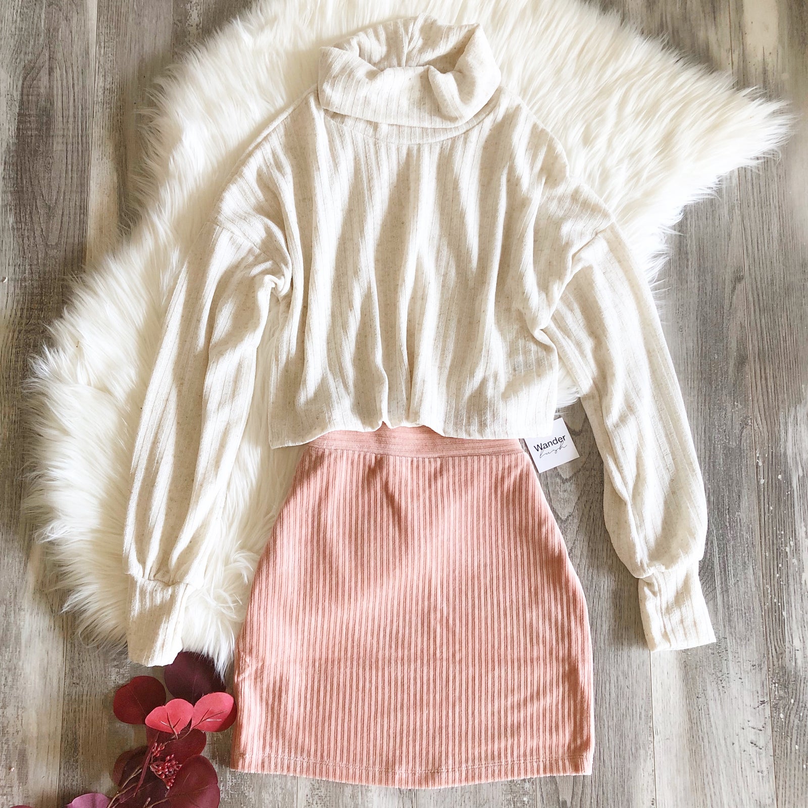 Dusty Rose Mini Skirt | Wanderlush